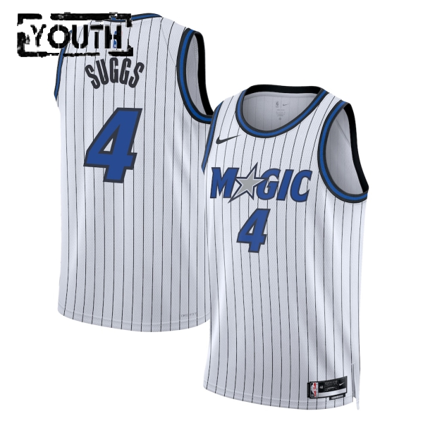 Orlando Magic Trikot Jalen Suggs Nike 2025-26 Association Edition Weiß Swingman - Kinder Orlando Magic Trikot Jalen Suggs Nike 2025-26 Association Edition Weiß Swingman - Kinder